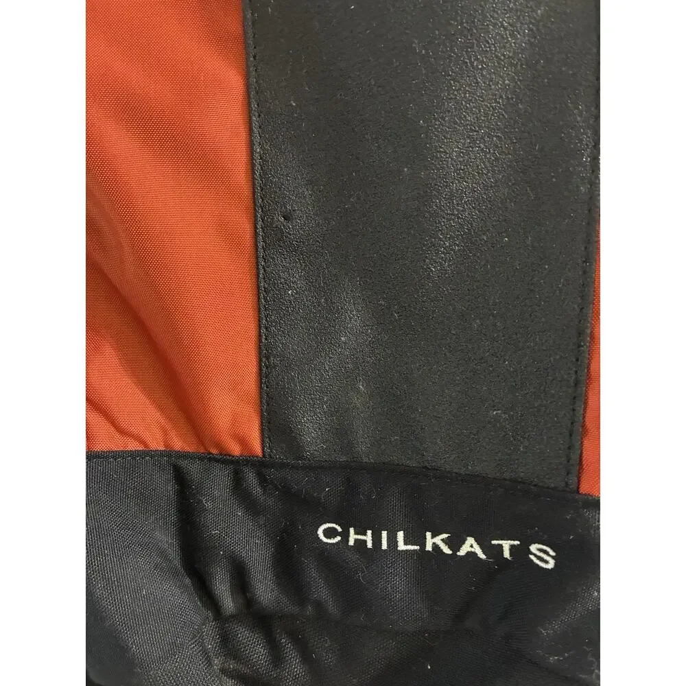 THE NorhtFace Equipment Chilkats Orange Black Hiking Pack Backpack Size Large